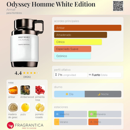 Odyssey Homme White